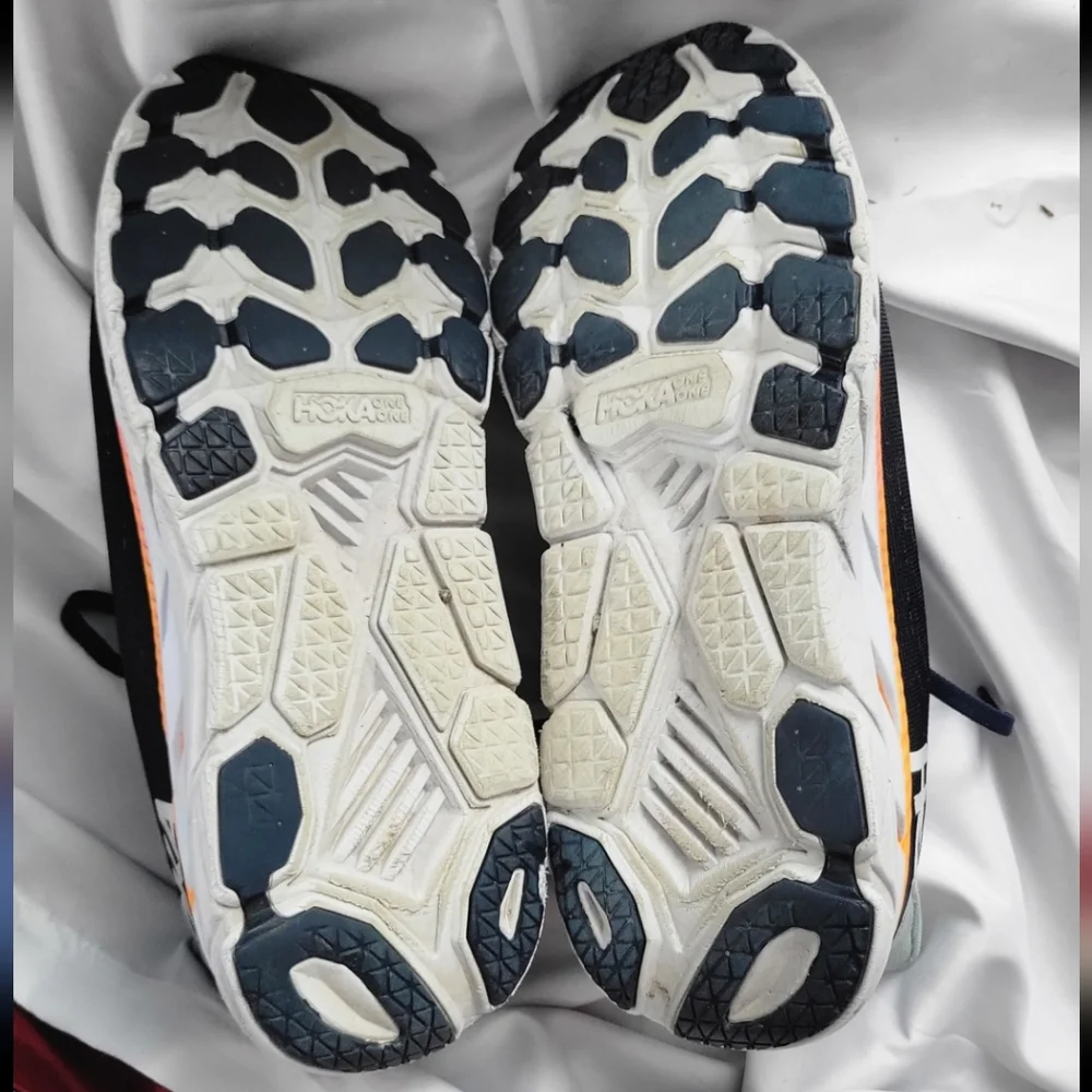 Hoka One One Clifton 7 Running Athletic Shoes Blue Pink Womens Sz11 - Picture 4 of 4